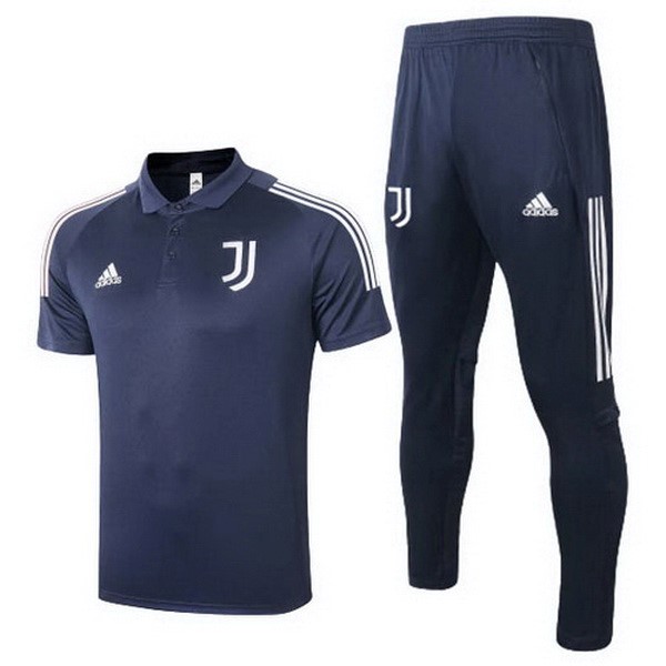 Polo Juventus Set Completo 2020-2021 Blu Navy